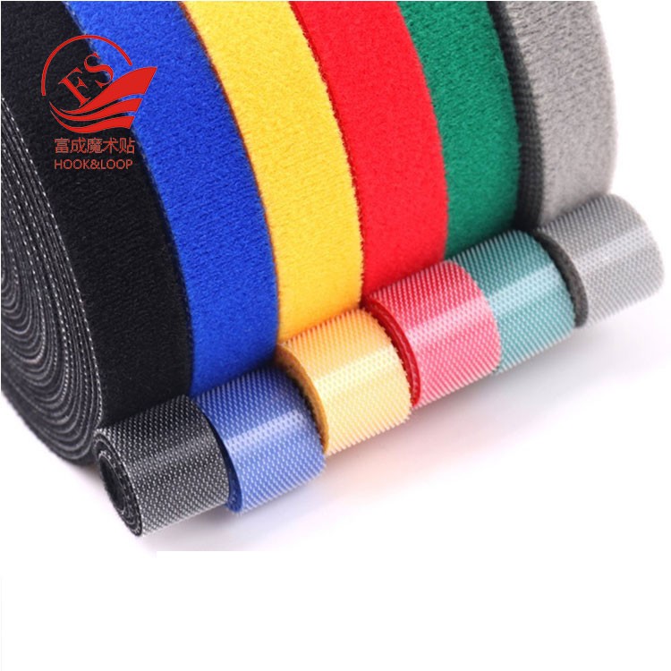 Fastening Tape Hook & Loop Cable Ties Roll and Reusable Cord Black Length About 15 Feet Width About 0.75 Inch 2 Pack