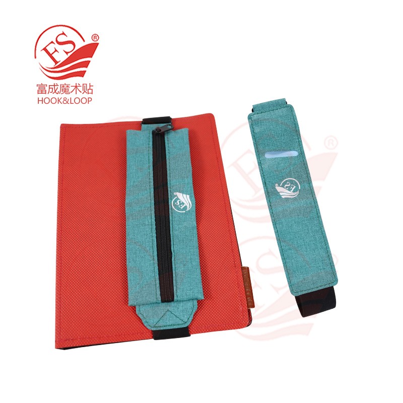 Canvas Simple Pencil Case Bag Pouch，Durable with Brass Zipper,Match Color Design-Green