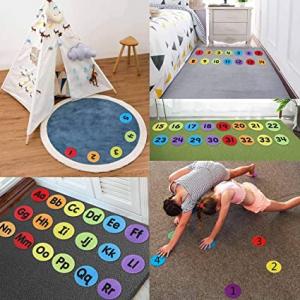Carpet Spots 90 PCS Carpet Markers for Classroom Sitting Spots Carpet Floor Dots for Kid