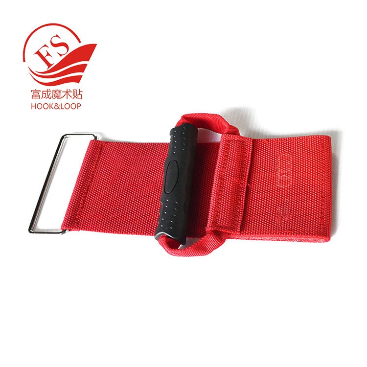 Carrying strap with anti-slip webbing strap with handle