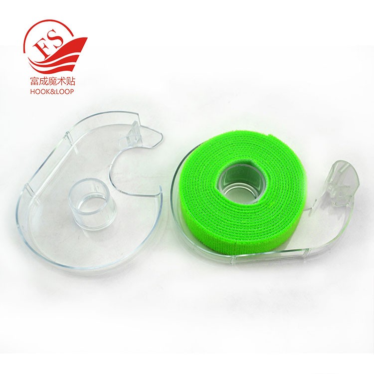 Custom Color 2m Back to Back Hook And Loop Roll With Plastic Case