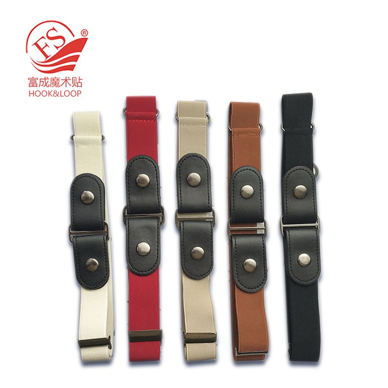 Ladies Jeans Pants Elastic Buckle Free Invisible Waist Belts No Buckle Stretch Belt
