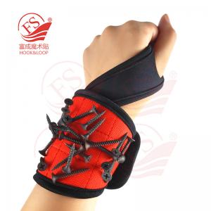 Magnet wrist band for tool maintenance work high above the ground