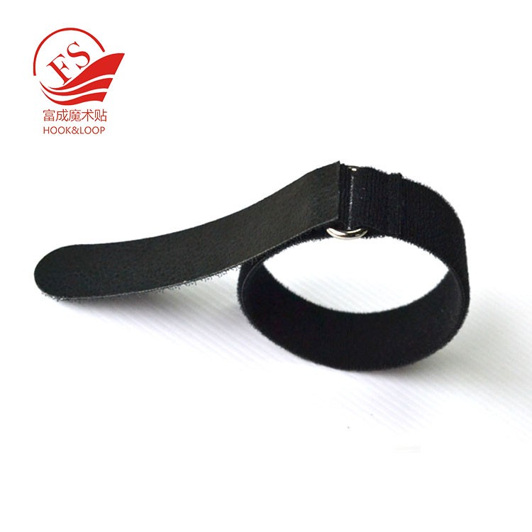 Metal buckle hook and loop belt fastener for roller skates