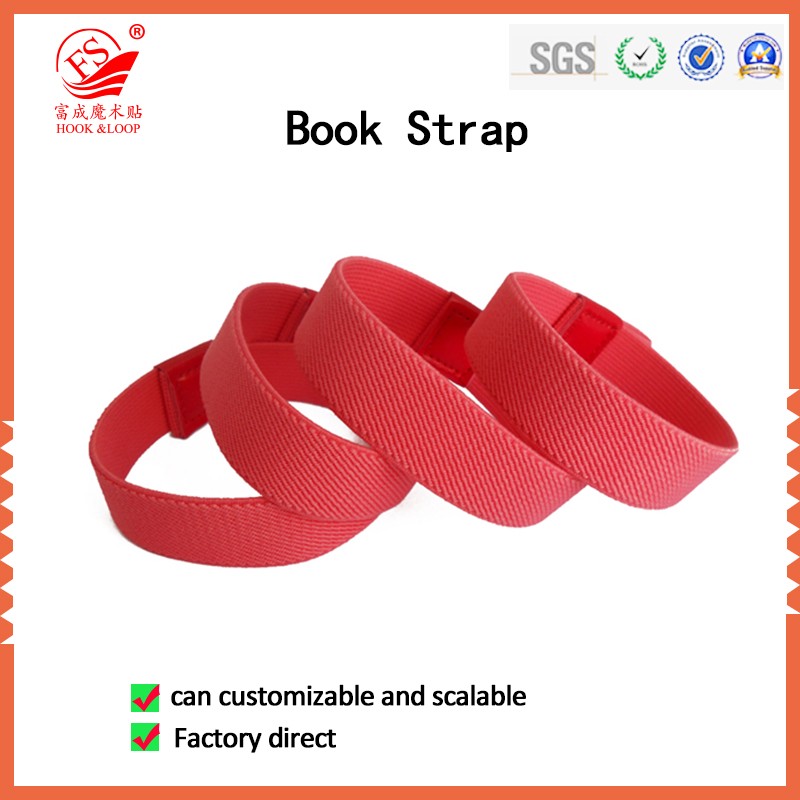 Environmental Durable Elastic fastener tape carrying Book Strap