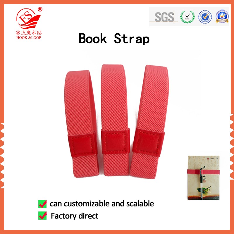 Environmental Durable Elastic fastener tape carrying Book Strap