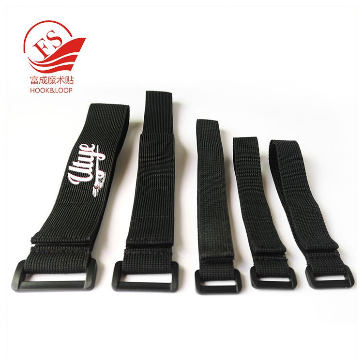 Sofa strong adjustable buckle elastic loop strap with hook fasten and binding