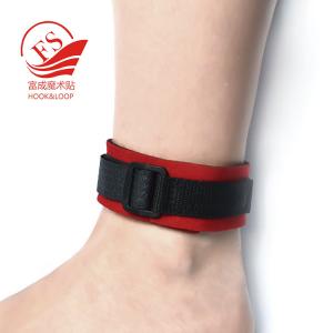 Bright colors neoprene triathlon RFID timing chip ankle strap buckle