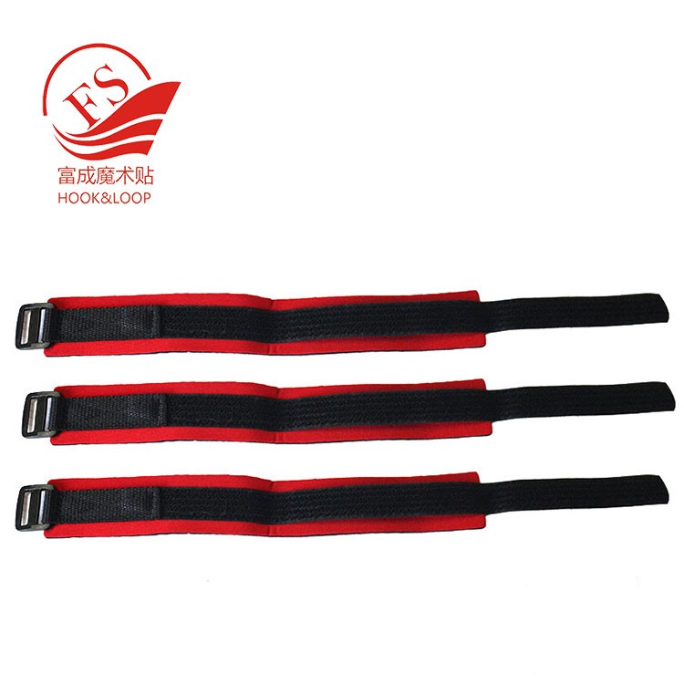 Bright colors neoprene triathlon RFID timing chip ankle strap buckle