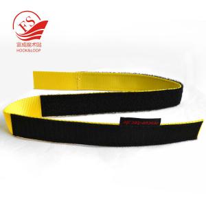 hook loop webbing nylon spandex binding strap with custom label